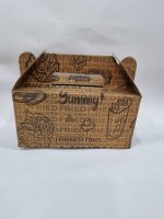 جعبه سوخاری بیرون بر دسته دار چاپدار (200 عددی) کد 5364